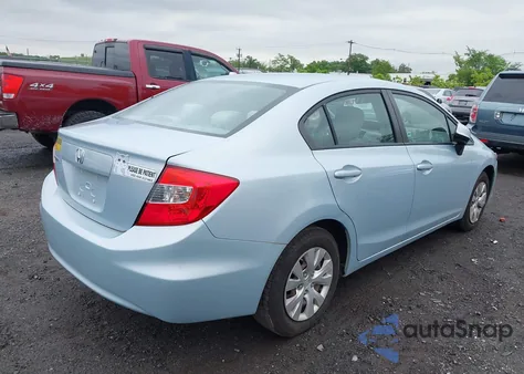 2012 Honda Civic Lx z USA, uszkodzony, nr VIN 19XFB2F58CE375861